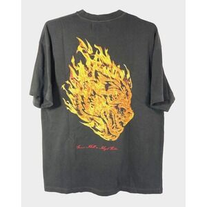 Darc Sport Through Fire & Storm Premium T-Shirt Men XL Gray Oversized Streetwear